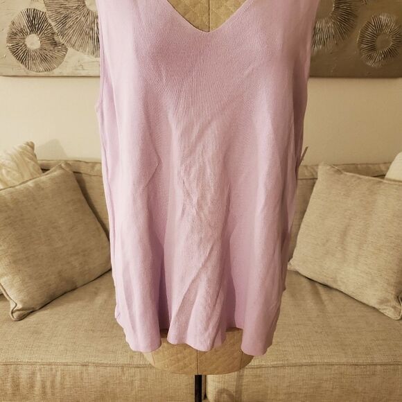 Rachel Roy V-Neck Knit Swing Top size 2X in Lavender - NEW - Picture 5 of 12